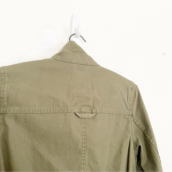Madewell Dispatch Jacket Utility Military Olive Army Green Canvas Size Small - Picture 9 of 13